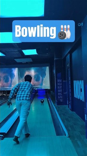 first time at bowling🎳 #shorts