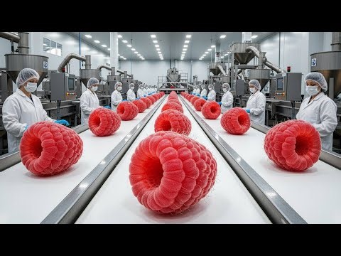 Inside a Modern Raspberry Factory: Automated Production Line from Farm to Export