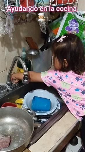 🔥🧑🏼‍🍳At just 2 years old and already helping my mom! #stivendazaorozco