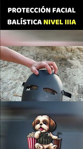 Protección Facial Balística NIVEL IIIA #airsoft #tactical #guerra