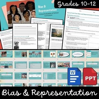 Bias and Representation in School Curriculum | Critical Evaluation Editable