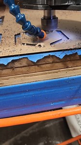 A little custom grille action getting laid down on the CNC! This build for ENDORFY is coming along clean! 😎 | ModMyMods