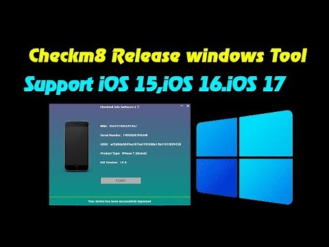 All iPhone Bypass iCloud Activation Lock iOS 17 With Call Support Using Checkm8 Windows tool