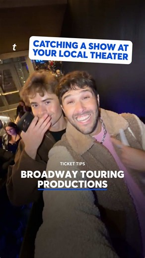 Did you know you can catch your favorite Broadway show at your local theater, not just in NYC? ✨ Here are some ticket tips to know before you grab your tickets! 🎟️ #broadwaytickets #broadwaytour #newyorkcity #ticketmaster