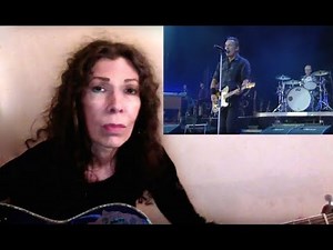 Downbound Train - Bruce Springsteen by Liza live acoustic w/Lyrics