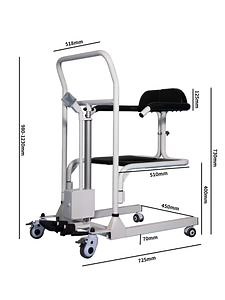 [Hot Item] Elderly Mobility Aid: Portable Patient Transfer Lift Chair
