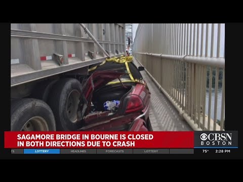 Sagamore Bridge Closed For Traffic Accident