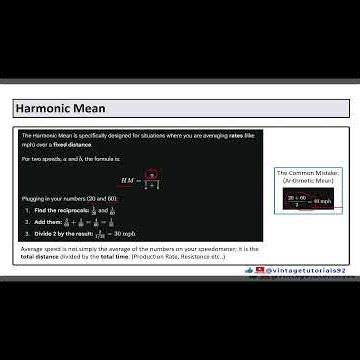 Harmonic Mean #shorts#statistics #education