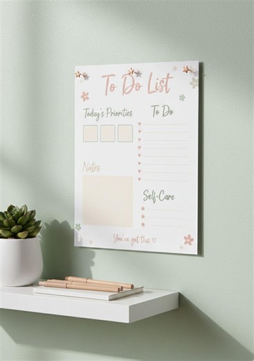 Daily To-do List Printable, Minimalist Planner (a4/letter) (digital Download - Etsy