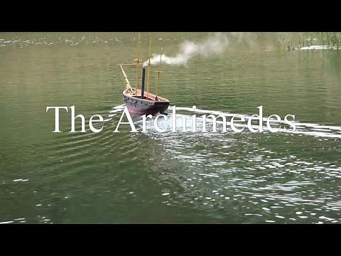 SS Archimedes, model steam boat by William Mowll