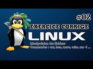 Exercice Corrige en Linux : #02 Manipulation des Fichiers