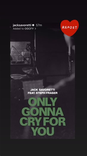 Savoretti News on Instagram: "REPOST AND ALL CREDITS TO JACK SAVORETTI This snippet has the goosebumps overload feels …..!! New single out on Friday and presave Now 🙌❤️ NB: Presave link in story 👌🏻❤️🙏"