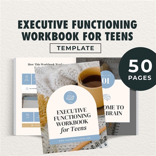 Executive Functioning Workbook for Teens | ADHD Focus & Organization Skills (digital Download) - Etsy Canada