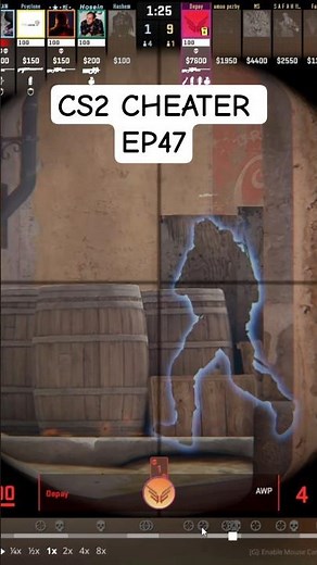 CS2 CHEATER EP 47 - WALLHACK #cs2