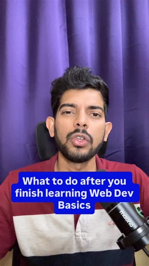 Manjunath Shenoy on Instagram: "What to do after you finish learning web development basics"