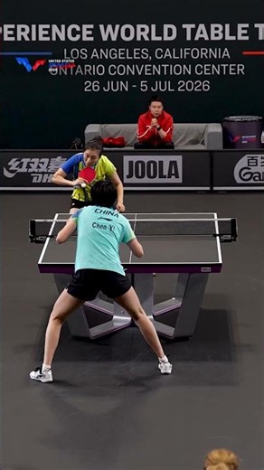 Ying Han is overjoyed after a brilliant victory over Chen Yi! 💪#USSmash #TableTennis