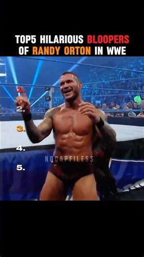 Some Hilarious Bloopers of Randy Orton in WWE 😂
