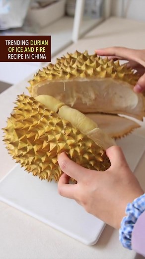 Delicious Durian Ice and Fire Recipe | Easy Chinese Cooking Tutorial