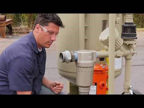 CLEMCO Contractor Blast Machine Setup Video