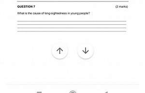 What causes long-sightedness (hyperopia) in young people?... | Filo