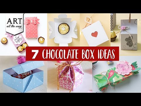 7 Chocolate Box Ideas | DIY Gift Box | Homemade Crafts