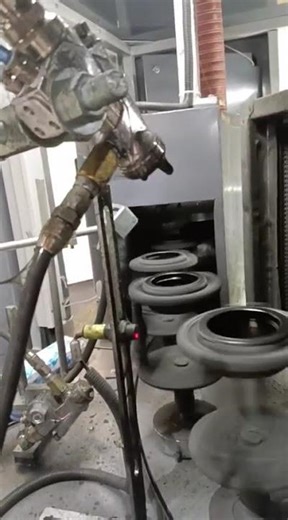 ROTARY INDEXER SPRAY COATING MACHINE 48 STATIONS