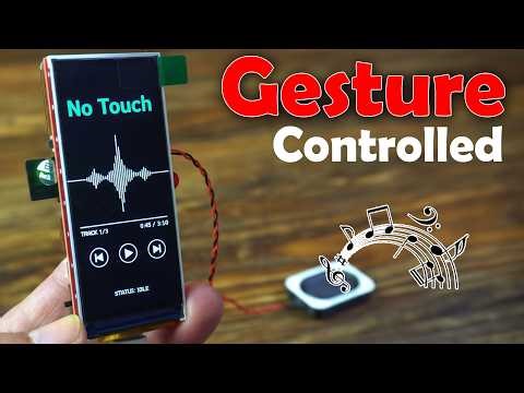 ESP32-S3 Gesture Controlled Music Player | LVGL + IMU Project