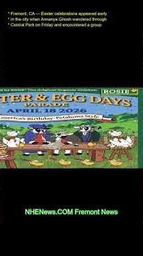 Fremont, CA — Easter celebrations appeared early in the city when Annanya Ghosh wandered through Cen