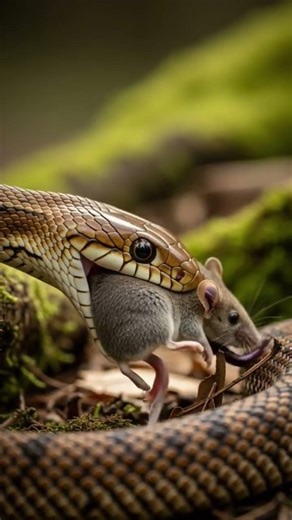 Satisfying Snake ASMR Eating 😌 | Calm Nature Sounds#SnakeASMR#Eating