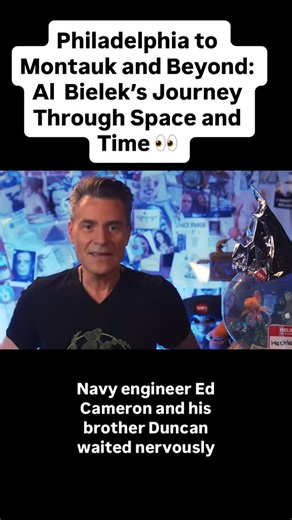 This & That on Instagram: "From the USS Eldridge to the Montauk Chair — Al Bielek’s story is peak sci-fi: he claims he “jumped” from 1943 to 1983, met von Neumann, toured futures like 2137 and 2749, and then had his memories “wake up” decades later. The Why Files asks the real question: mind-blowing secret history… or a story that grows because the receipts don’t exist? 👁️⚓️🕳️ Credit @omgthewhyfiles #TheWhyFiles #MontaukProject #PhiladelphiaExperiment #AlBielek #TimeTravel UrbanLegend Conspira