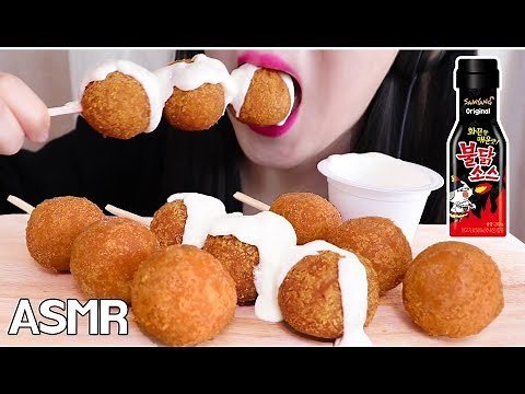 ASMR CHEESE BALLS *CHEESY* BHC 치즈볼 뿌링클, 불닭 소스 리얼사운드 먹방 (EATING SOUNDS) NO TALKING MUKBANG
