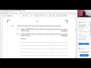 Social Studies January 2021 Paper 2 Part 1