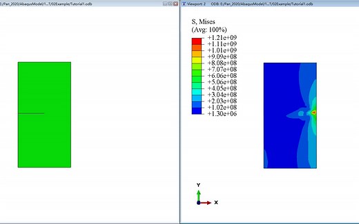 【新手向】ABAQUS_XFEM裂纹扩展