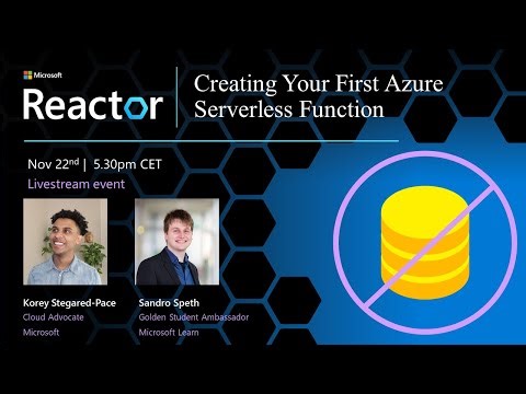 Creating Your First Azure Serverless Function