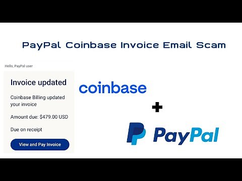 Paypal Coinbase Invoice Email Scam
