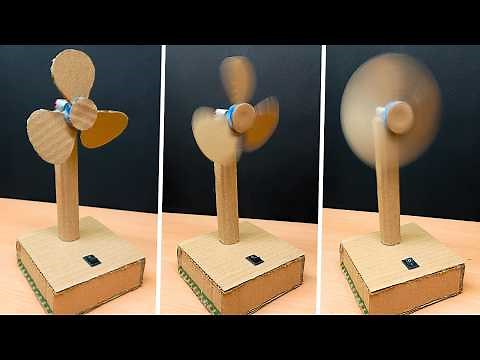 How to make Table Fan at home | DC Motor DIY Invention | Creative Innovator