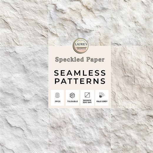 Speckled Paper Seamless Patterns - Pale Grey Background Textures (digital Download) - Etsy UK