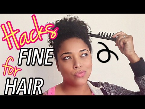 Top 3 HACKS for FINE THIN HAIR on Natural Hair High Porosity 3c 4a 4b | MelissaQ