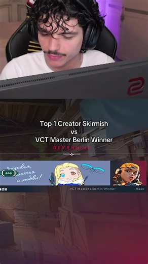 Creator Content vs VCT Master Berlin Winner #valorant #valorantclips #radiant #aim #costacheu