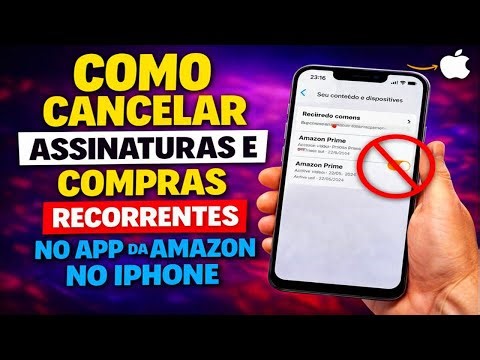 COMO CANCELAR ASSINATURAS E COMPRAS RECORRENTES NO APP DA AMAZON NO IPHONE