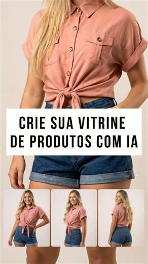 Chega de fotos sem graça no seu feed ou catálogo! 🛑👖 Vem ver como eu crio uma modelo digital exclusiva para vestir qualquer peça de roupa usando apenas uma foto de celular e Inteligência Artificial. O resultado é surreal e perfeito para quem precisa de muito conteúdo para vender moda todos os dias! Quer o passo a passo com os comandos que eu usei nesse vídeo? 🎁 Comenta a palavra “VITRINE” que o tutorial chega no seu direct em segundos. Já me segue aqui para aprender a criar conteúdos que vend