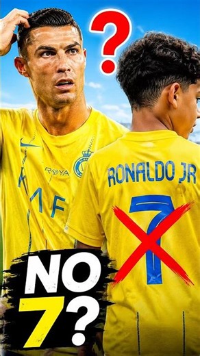 Why Ronaldo Junior Suddenly Gave Up Number 7… 😱🤯 #football #soccer