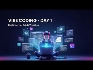 Coding അറിയില്ലേ? 🤯 AI Website Build ചെയ്യുന്നു | Vibe Coding Day 1