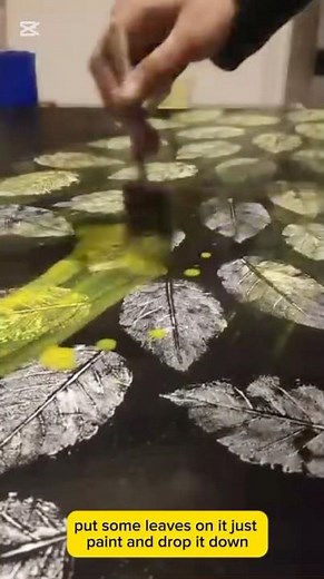 Easy Leaf Printing Art | Beautiful DIY Nature Painting