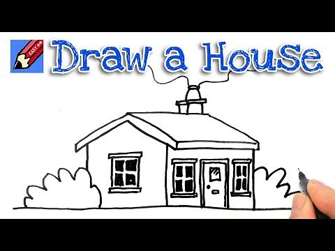 How to draw a House Real Easy