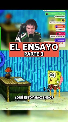 Bob Esponja se distrae para no escribir su ensayo. 😅📝 #BobEsponja #ElEnsayo #Caricaturas #SeriesAnimadas #Nickelodeon #Parte3