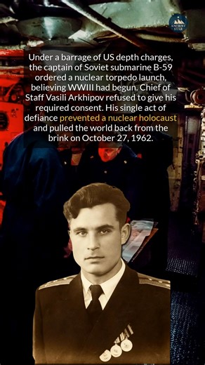 87K views · 1K reactions | One mans refusal to launch a nuclear torpedo averted World War III during the Cuban Missile Crisis. #history #didyouknow #worldhistory | Ancient Star | Facebook