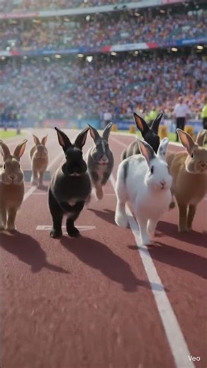 The Fastest 10-Meter Dash in History! 🏎️🐰