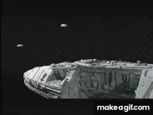 Classic Battlestar Galactica (1978) Cylon attack thwarted.. on Make a GIF