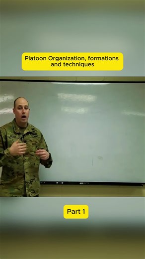 Platoon Organization, formations and techniques - part1 #fyb #miltok #army #tactical #usaarmy